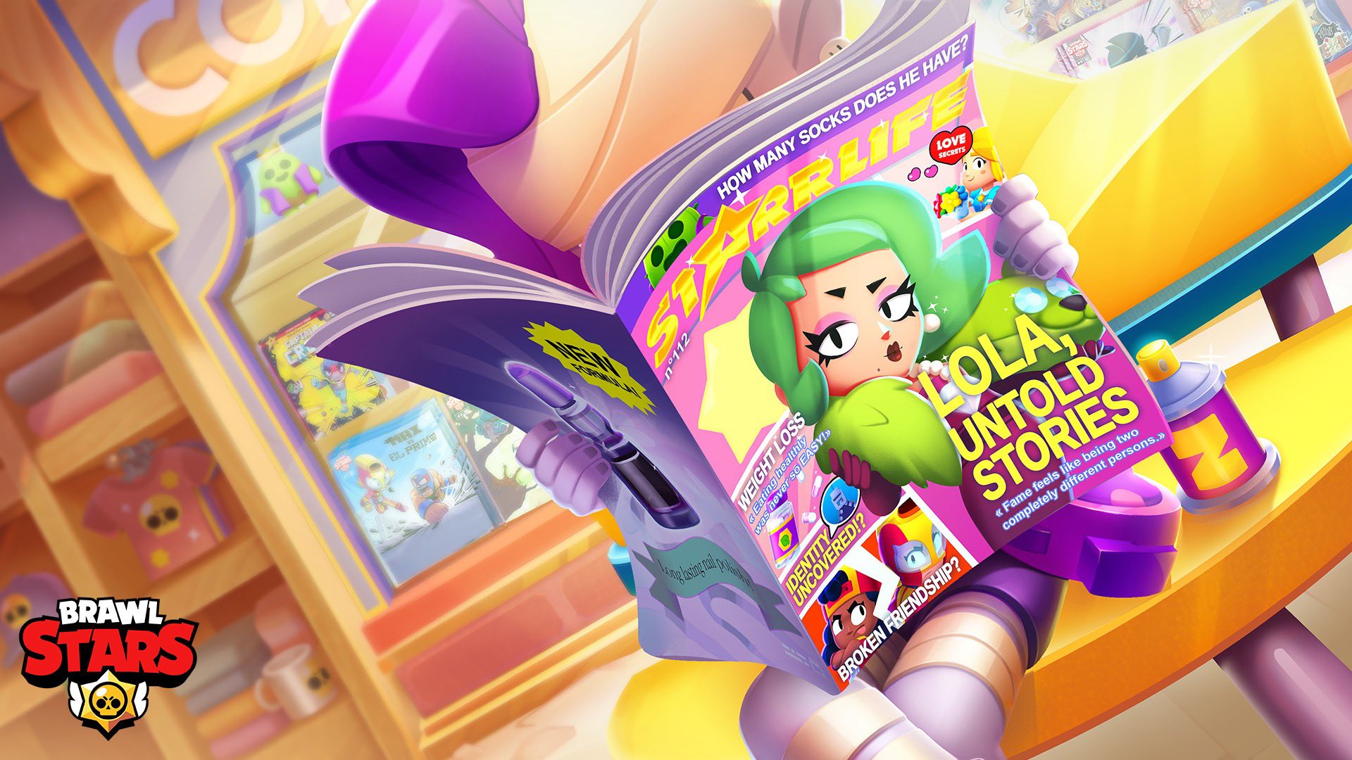 Brawl Stars on Twitter the hottest and most shallow gossips of Starr Park! 📰 Is Emz in