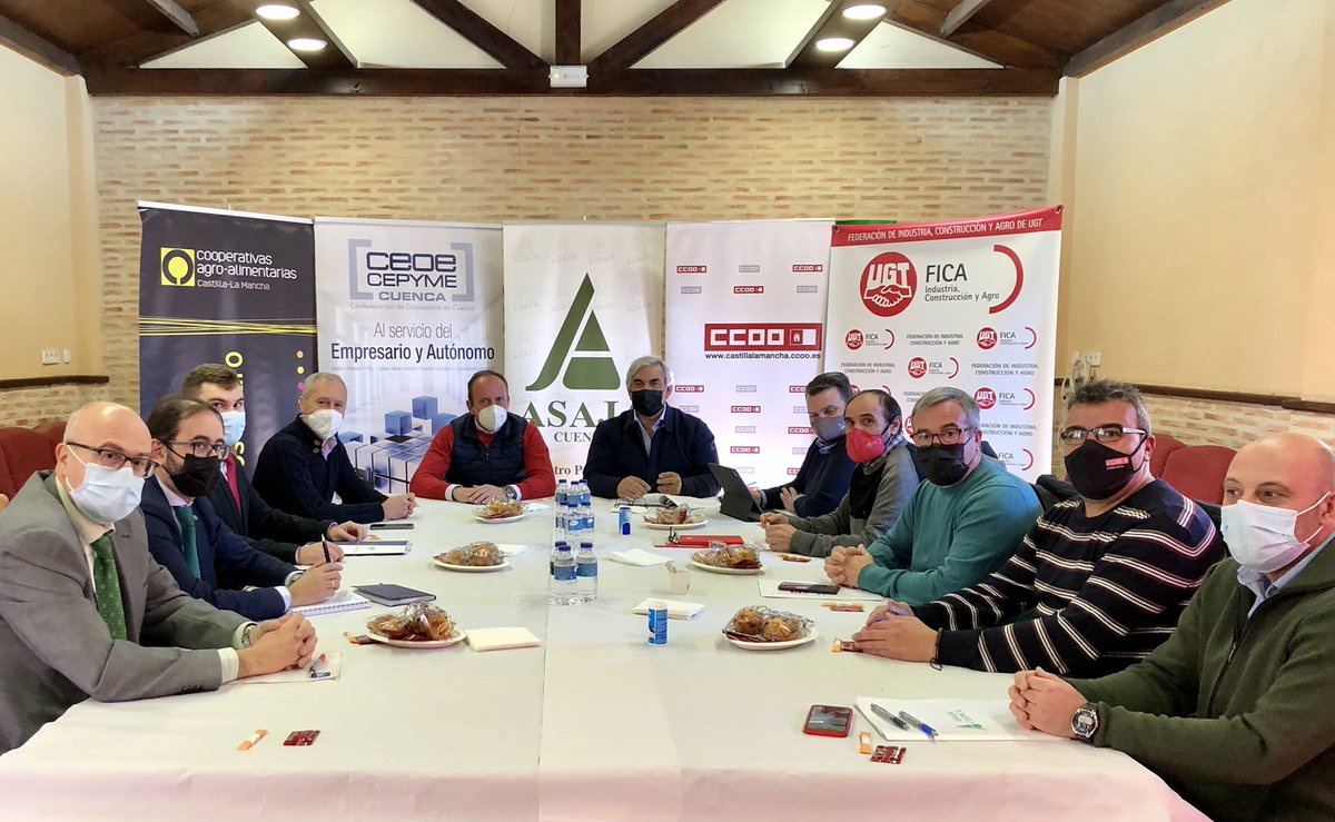 Angel León, secretario acción sindical CCOO CLM tweet media