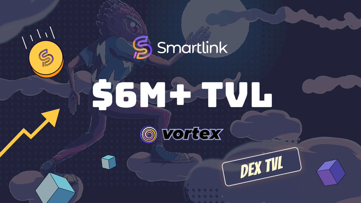 smartlinkHQ's tweet photo. 🔥 Vortex TVL Alert 🔥

#Vortex TVL crossed $6 million today which means it's time to reward another LP with our limited edition NFT.

If you're on #Tezos and still not using Vortex, join the movement today. 🚀

👉 #Smartlink LP Program: https://t.co/VgUbPo3B7B

Winner 👇👇👇 https://t.co/CQNywxQ6wz