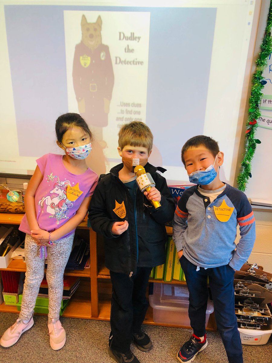 First graders <a href="/KESkangaroos/">Kipps Elementary</a> are excited to earn their Detective badges 🎖 after solving deductive logic mysteries <a href="/MCPS_VA_Gifted/">MCPS_VA Gifted</a>