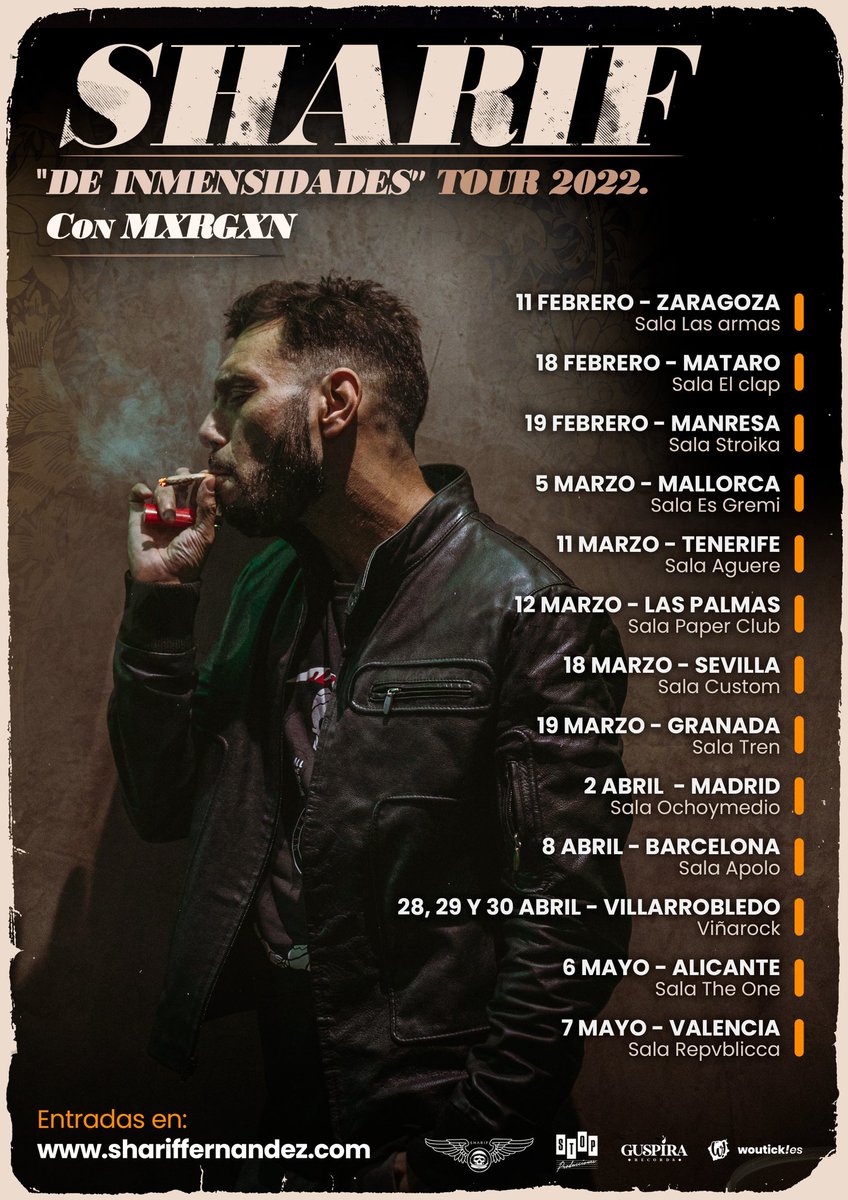 SharifFernandez's tweet photo. 🔥Tour "DE INMENSIDADES"" 2022🔥

Familia, qué puedo decir?!

Por fin tenemos un puñado de fechas para poder volver a cantar con ustedes.

Tienen toda la info y las entradas en: 
https://t.co/EeqijXcwpB

Les espero, y mientras, les beso los párpados.
🌹🙏🏽♥️ https://t.co/kFSeX8GXUQ