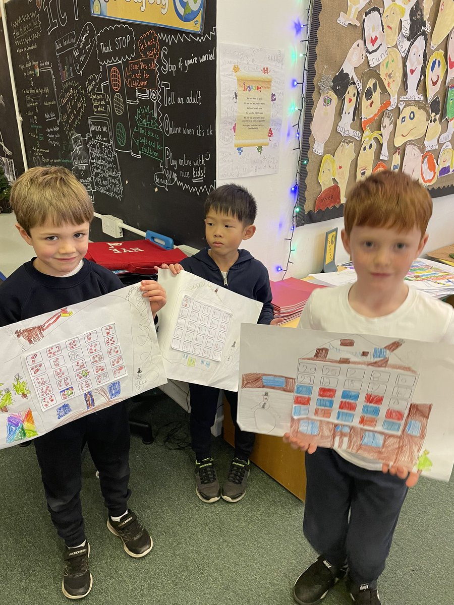 SullyPS's tweet photo. Look at our lovely Advent calendars! We have written the numbers from 1 to 25 and drawn our favourite Christmas pictures on them 🎄☃️🦌 #SPSYear1 #SPSYear2 #SPSMaths #SPSCreative https://t.co/CNk1OPTVg6