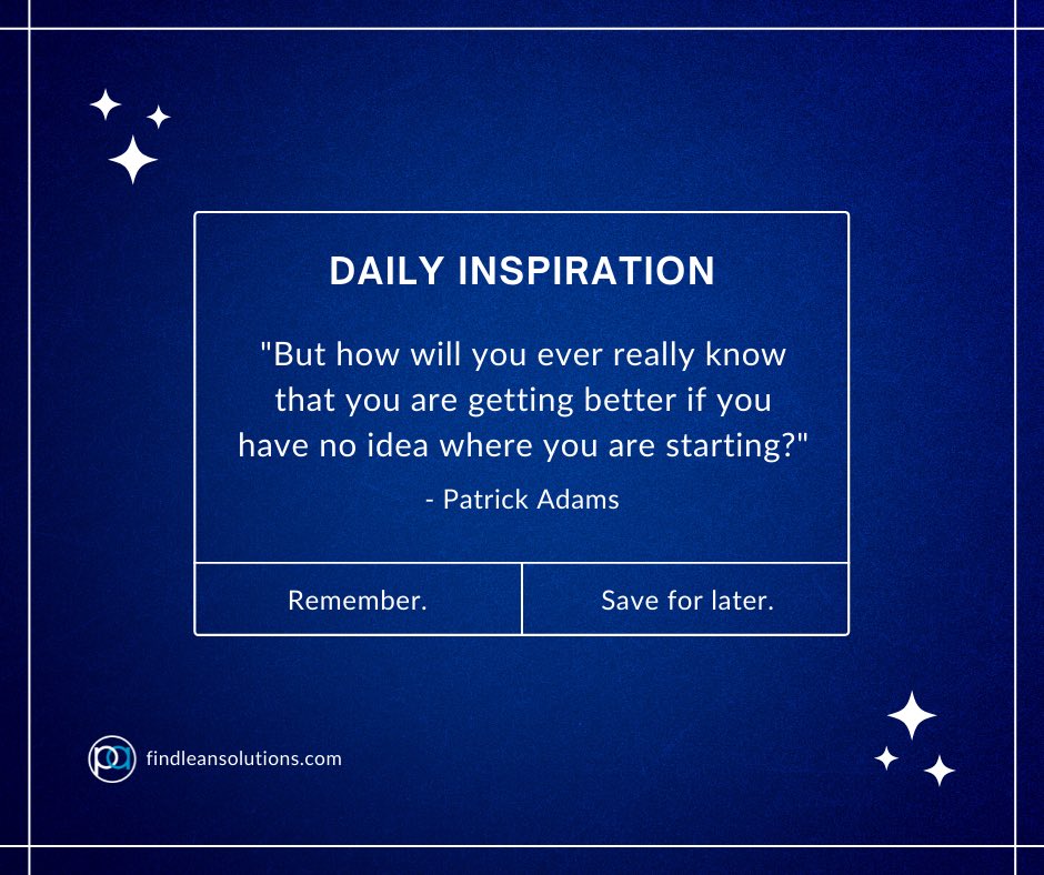 Grasping the current conditions is an important part of all lean activities.

Grasping the current state gives you a baseline for improvement. 

Measure your improvement from your baseline. This is how we know we are getting better! 

 #leansixsigma #lean #findleansolutions