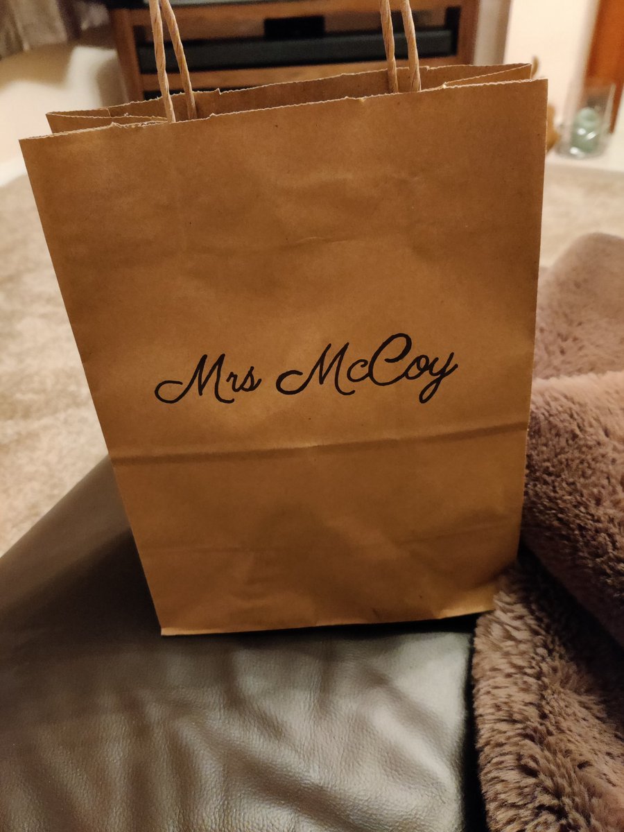 MsMcCoymaths's tweet photo. Absolutely delighted when one of our young enterprise groups brought this to me this afternoon! So much thought and hard work put into their products and the bag gave it a lovely personal touch! Made my Friday! ❤️ @hazleheadacad https://t.co/bO4nJGhc14