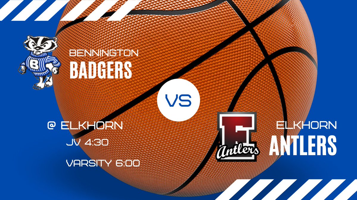 Bennington Girls Basketball (@bhsbadgersgbb) on Twitter photo πJV/V vs <a href="/elkhornGBB/">Elkhorn Girls Basketball π</a>
β° 4:30/6:00
π <a href="/ElkhornPS_EHS/">Elkhorn High School</a>
πstriv.tv/channel/elkhorβ¦ πJV/V vs <a href="/elkhornGBB/">Elkhorn Girls Basketball π</a>
β° 4:30/6:00
π <a href="/ElkhornPS_EHS/">Elkhorn High School</a>
πstriv.tv/channel/elkhorβ¦