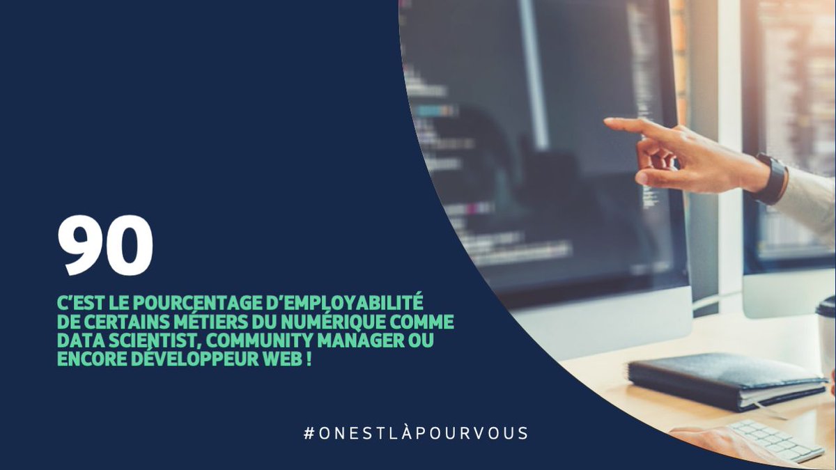 IsabelleDarbois's tweet photo. [#OpenGen] Si le digital est en très forte croissance, des tensions de #recrutement subsistent. Face à ce constat, Pôle emploi et ses partenaires se mobilisent lors de cette semaine dédiée à la formation aux métiers du #numérique, ➡️ https://t.co/m0qfjpIKcl
 #TousMobilisés https://t.co/GMhkxCBgZJ