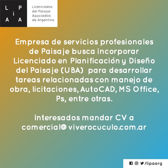lipaarg's tweet photo. Les acercamos la siguiente #búsquedalaboral https://t.co/SB996NwCwX