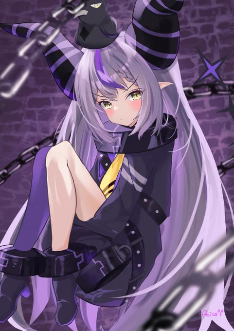ラプ様ーーー!🙏
声も性格もキャラデザも好みすぎた。

#Laplus_Artdesu 