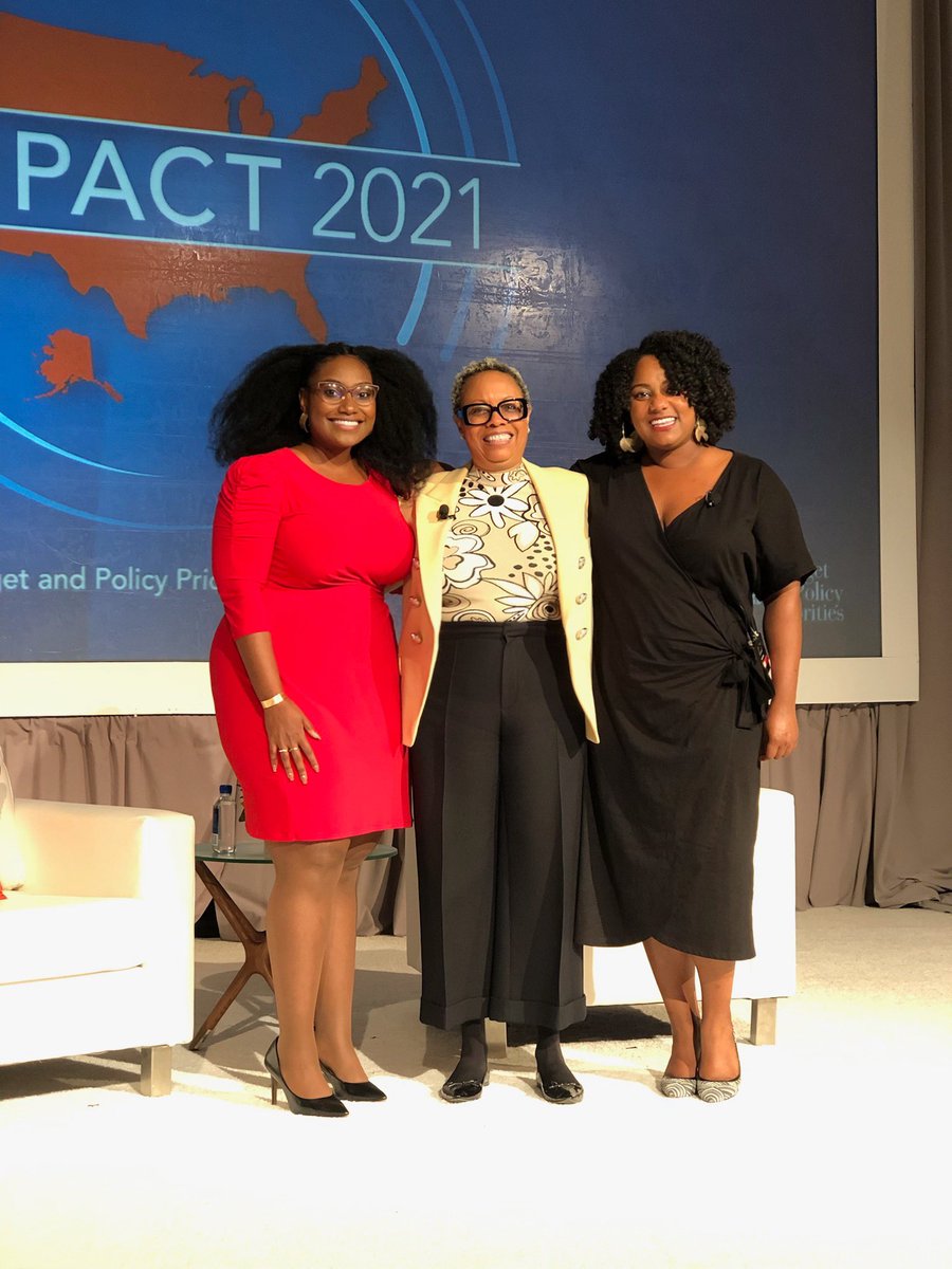 WhitneyJemison's tweet photo. Truly an honor to talk race, taxes, & the path forward with @DorothyABrown (you should read #TheWhitenessOfWealth), and to share the stage with my brilliant colleague @Cort_Sand, who reminded us all at #StateImpact21 of our power & why we do this work.
Happy weekend, everyone! https://t.co/4dpaIPl5nD
