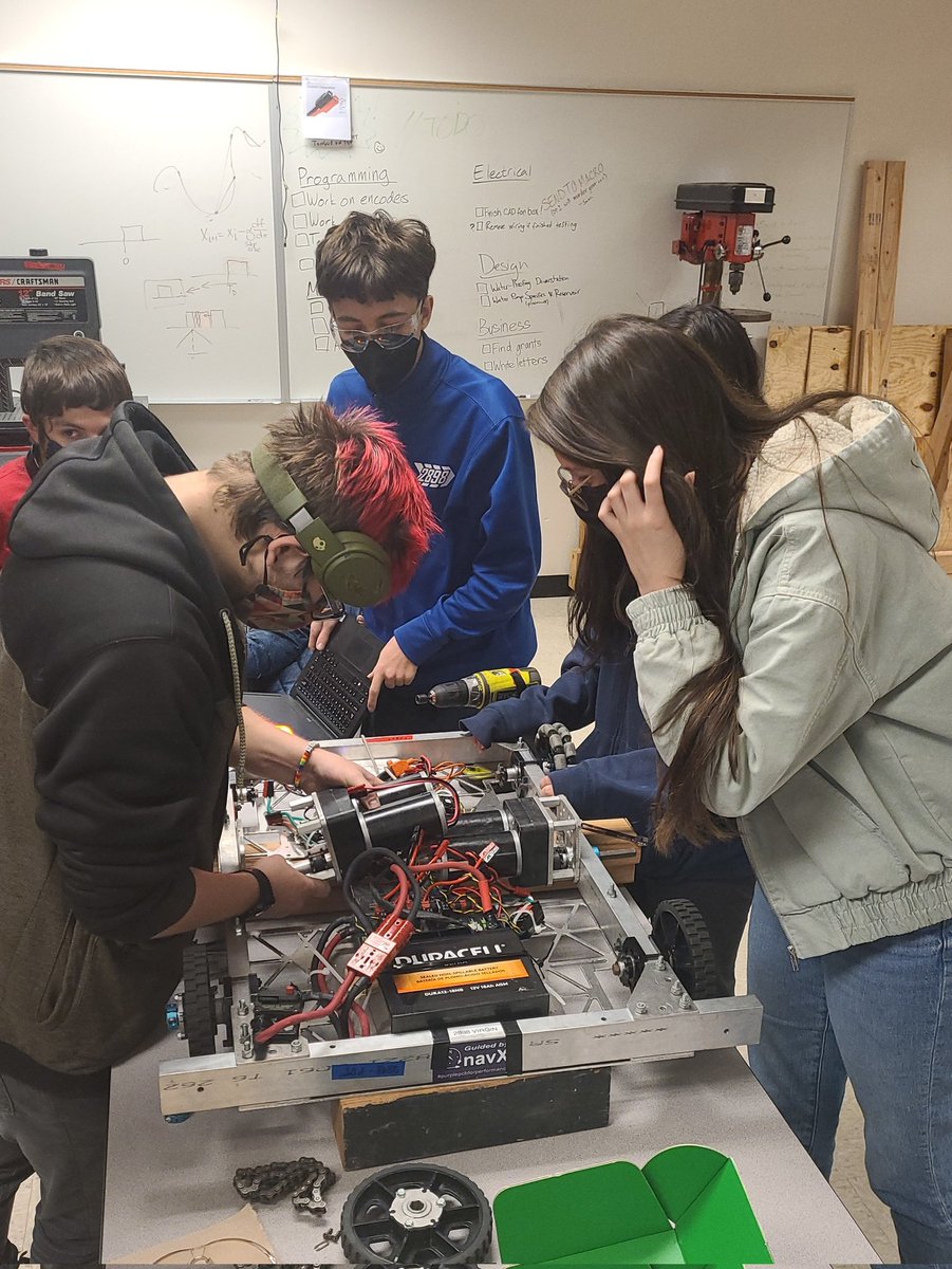 frc2898's tweet photo. Working hard on our #BunnyBots robot! Can't wait to see everyone at the competition! https://t.co/uir5vMcw4C