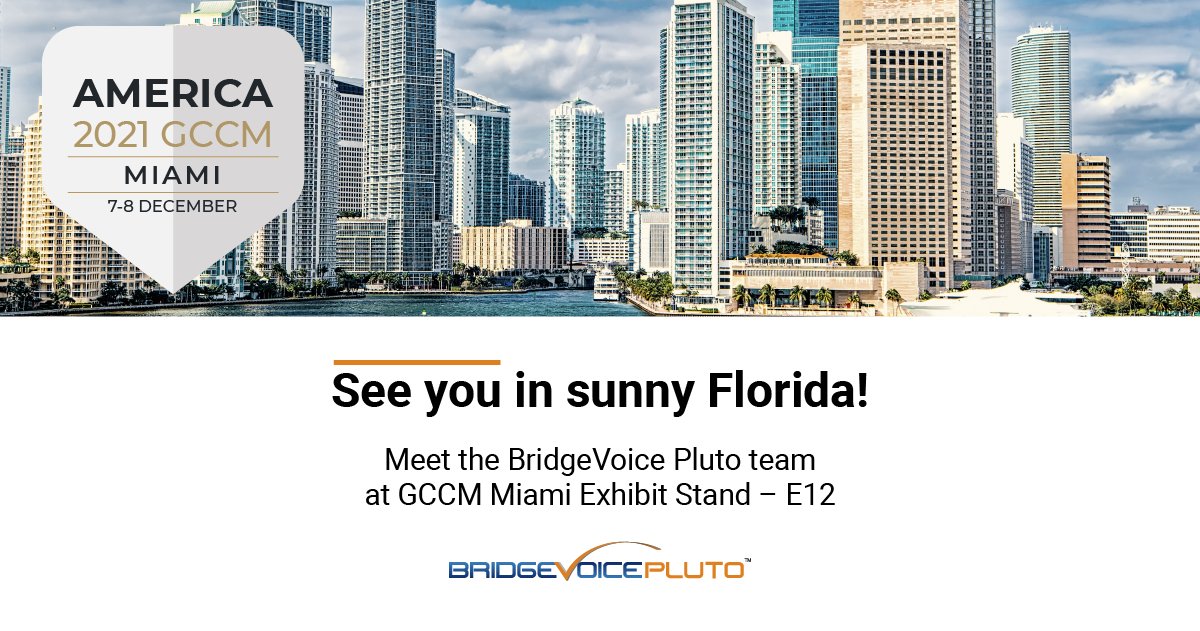 bridgevoice's tweet photo. Our platform for carriers and operators will be featured at the Bankai Group stand during the upcoming GCCM in Miami.
info@bridgevoice.com
#bridgevoicepluto #teambankaigroup #telconetworking #cc #carriercommunity #telcoUSA #America2021GCCM https://t.co/J05Ssd9uKh