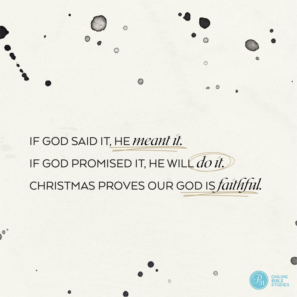 circle31org's tweet photo. Do you trust God?
 
If God said it, He meant it. If God promised it, He will do it. Christmas proves God is faithful.
 
“The steadfast love of the Lord never ceases; his mercies never come to an end; they are new every morning; great is your faithfulness.” Lamentations 3:22-23 https://t.co/XbzL829mBR