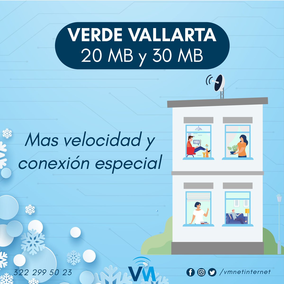 vmnetinternet's tweet photo. ¡Tenemos disponible internet en #VerdeVallarta!📶

✅ Mayores velocidades
✅ Datos ilimitados
✅ Conexión especial

Últimos días de instalación en oferta de $750 a $200 en etapa 2 y 3

contrata al 📱https://t.co/B70U1yUvif

#vmnet #oferta #puertovallarta #wifi #proveedor https://t.co/bZZR9nXTOb