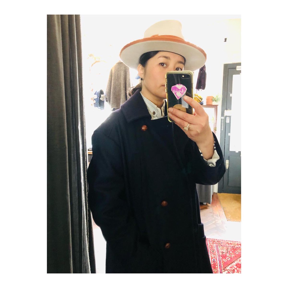 Colenimo's tweet photo. New in : Heavy Melton wool over peacoat. Made in England👌
See you tomorrow 😉✨#colenimo #madeinlondon #columbiaroad https://t.co/9P4XjdO2jt
