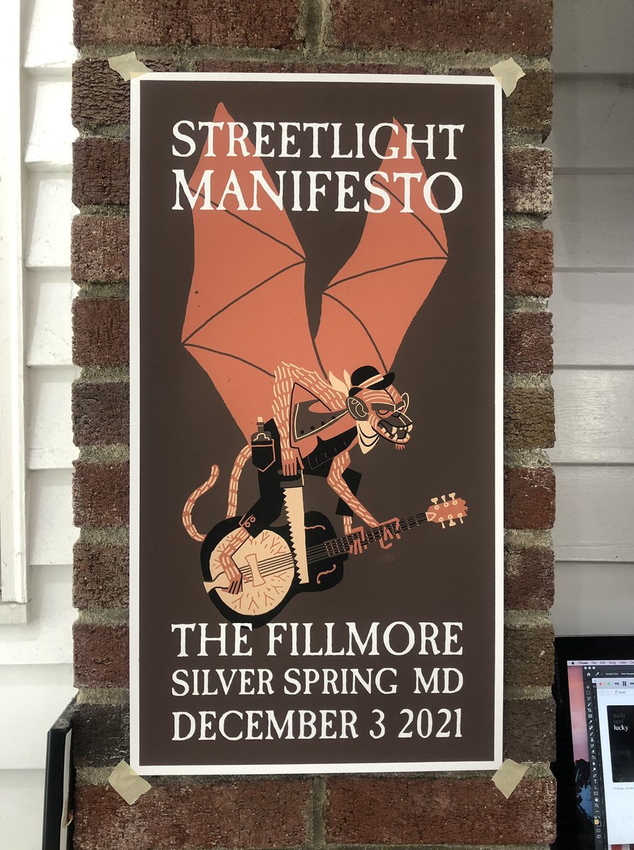 SManifesto's tweet image. TONIGHT’S POSTER! FILLMORE! WITH @catbiteband ! SILVER SPRING! NOT PLURAL! MARYLANDS! ART BY @andre_ducci ! HAND PRINTED BY @widerawakeprint ! 200 PIECES! HAND NUMBERED! AT THE MERCH TABLE! GOGOGOOOOOOO!