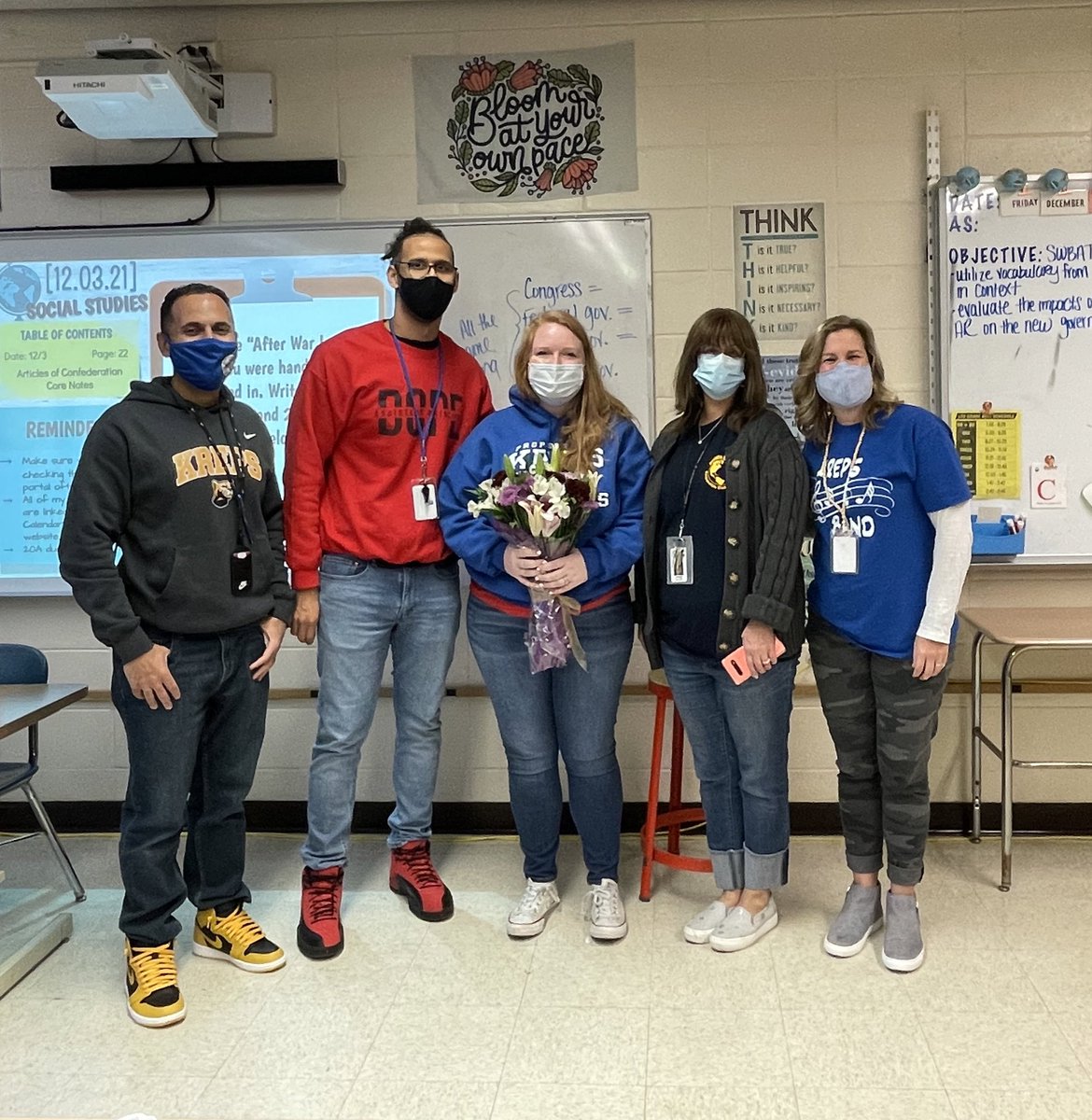 MHKAdmin's tweet photo. It was a great day at #Kreps as we recognized Educational Assistant Ms. Lee as our Educational Specialist of the Year and 6th grade Social Studies Teacher Ms. Stratton as our Teacher of the Year! Congratulations and thank you for all you do! #Krepsrocks @mrs_sfelicetta @EWRSDK12 https://t.co/XPnSg50Jsr