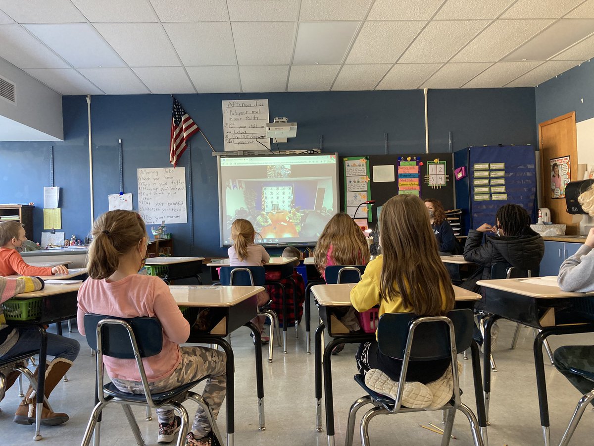 KyleClark125's tweet photo. Great morning with some excited 2nd graders and #SpaceForceDoD!! Career Prep, Math, Science and Question Answer session. FYI: No aliens with ray guns have been spotted https://t.co/Nk09NS1P4H