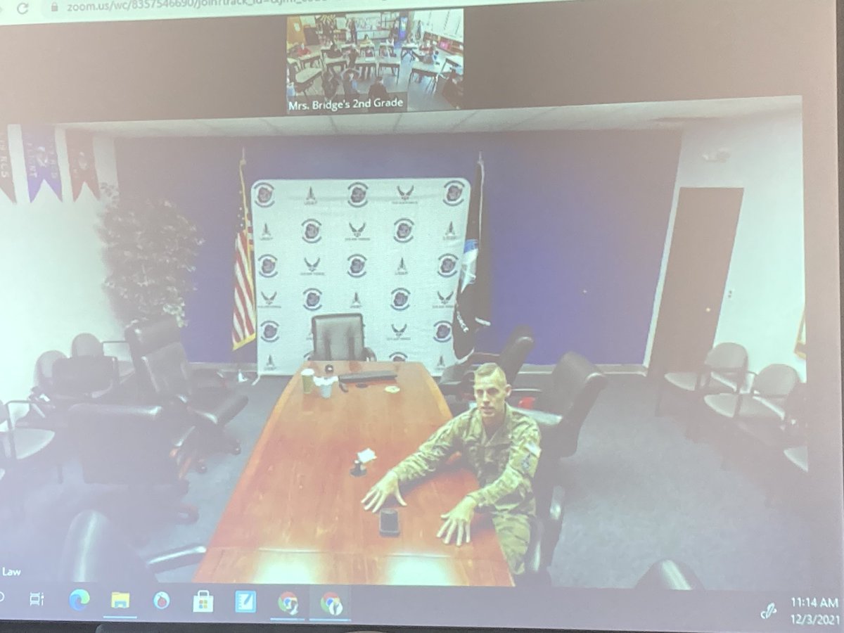 KyleClark125's tweet photo. Great morning with some excited 2nd graders and #SpaceForceDoD!! Career Prep, Math, Science and Question Answer session. FYI: No aliens with ray guns have been spotted https://t.co/Nk09NS1P4H