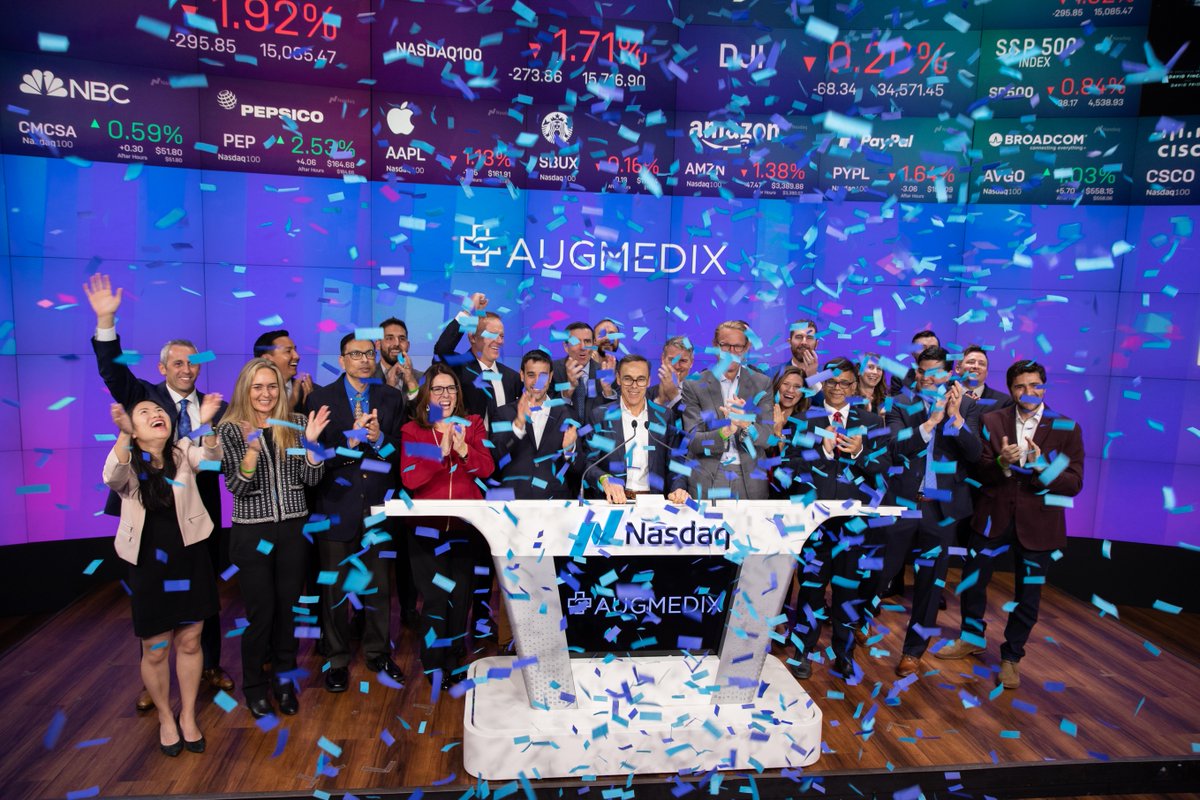NasdaqExchange's tweet photo. 🥼 @augmedix is #RehumanizingHealthcare. ❤️
$AUGX is a leading digital health platform that offers virtual medical documentation and live clinical support to large healthcare systems and physician practices. https://t.co/3OuRke6m3S