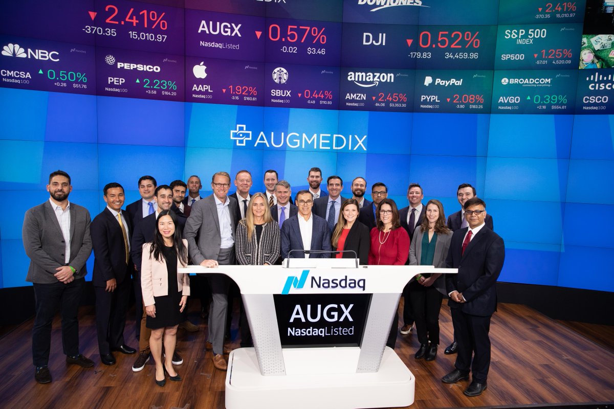 NasdaqExchange's tweet photo. 🥼 @augmedix is #RehumanizingHealthcare. ❤️
$AUGX is a leading digital health platform that offers virtual medical documentation and live clinical support to large healthcare systems and physician practices. https://t.co/3OuRke6m3S