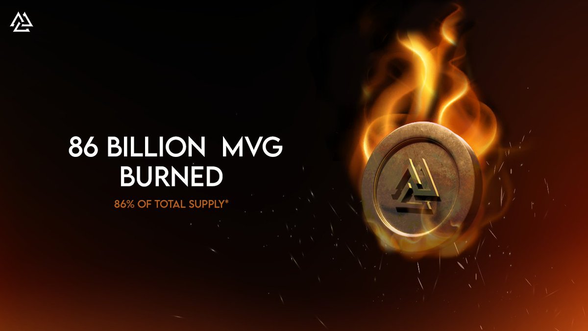 🔥🔥BURN DONE! 86% of Total Supply of MVG just burned! 🔥🔥 Long term strengthening the project by securing fair tokenomics and token distribution. 🔥🔥
#VET #MVG #VEFAM #GEMS 💎
Check it here: 0x1283fe2263745f4c9b3d28f667ab1ed398c3df6da6f550b183c7e86fb5af596e