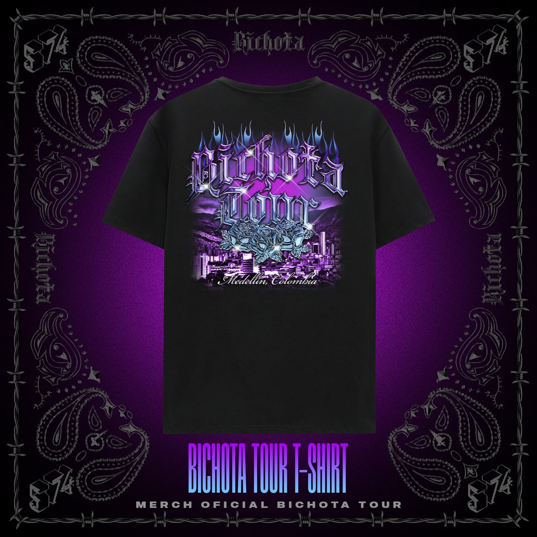574Lab's tweet photo. 💜💜💜💜💜

@karolg x @574Lab 
Merch Oficial #BichotaTour

💜💜💜💜💜

Exclusivamente en 574 Lab.

#KarolG #574Lab #ForTheCulture #PaLaCultura https://t.co/FlN2AfQFQq