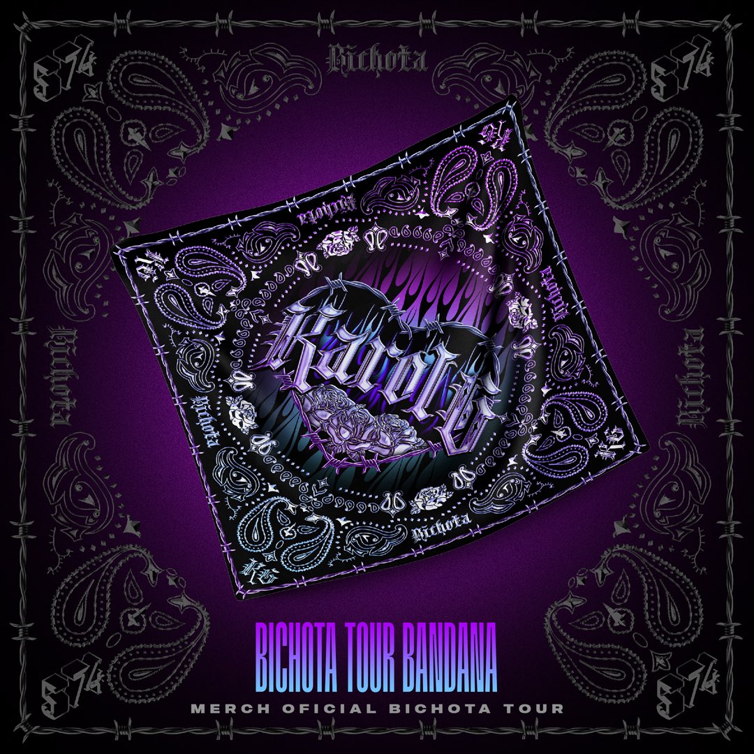 574Lab's tweet photo. 💜💜💜💜💜

@karolg x @574Lab 
Merch Oficial #BichotaTour

💜💜💜💜💜

Exclusivamente en 574 Lab.

#KarolG #574Lab #ForTheCulture #PaLaCultura https://t.co/FlN2AfQFQq