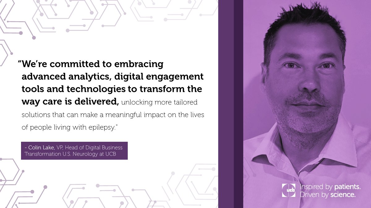 UCBUSA's tweet photo. Digital transformation provides the grounds for faster, greater and more sustainable advancements in #patient health. Hear about UCB’s evolving digital transformation, and how we’re working to improve patient care for those living with #epilepsy. 
#AES2021 https://t.co/Sntj28TcL3 https://t.co/hzMux2lXBe