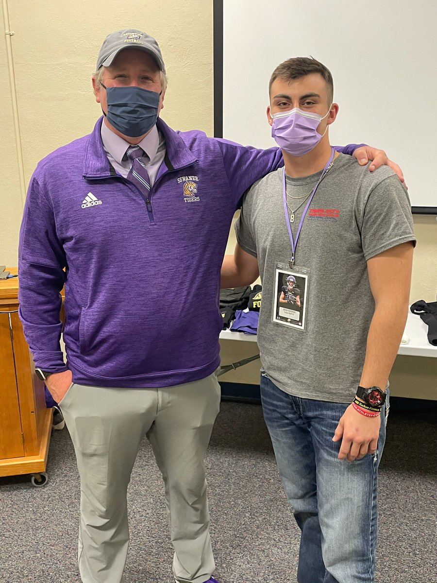 JACOBBURLESON8's tweet photo. After a great visit at The University of the South. I am Blessed and Honored to receive an offer from @SewaneeFootball. @YSR_CoachRundle @coach_Menefee @RICO_WALLACE https://t.co/2rYVhK2oPk