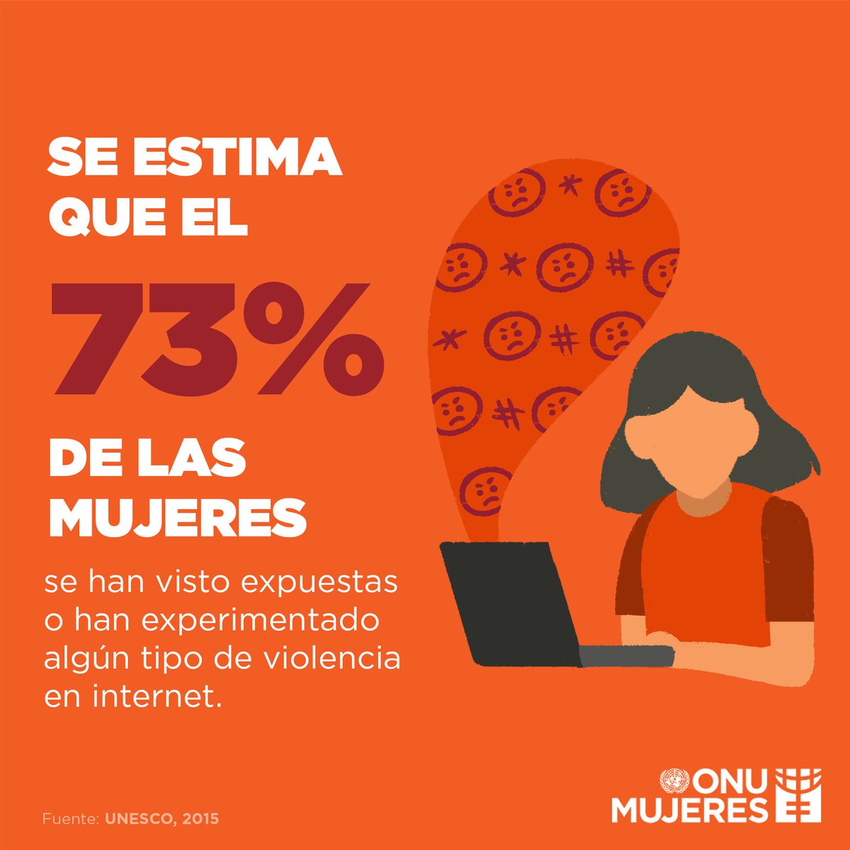 ONU_es's tweet photo. El acoso en línea es tan deplorable como cualquier otra forma de violencia.

Durante estos #16Días de activismo, @ONUMujeres te cuenta cómo puedes ayudar a combatir este y otros abusos contra la mujer: https://t.co/7nxpKibia7 https://t.co/vaCqKeqNbO
