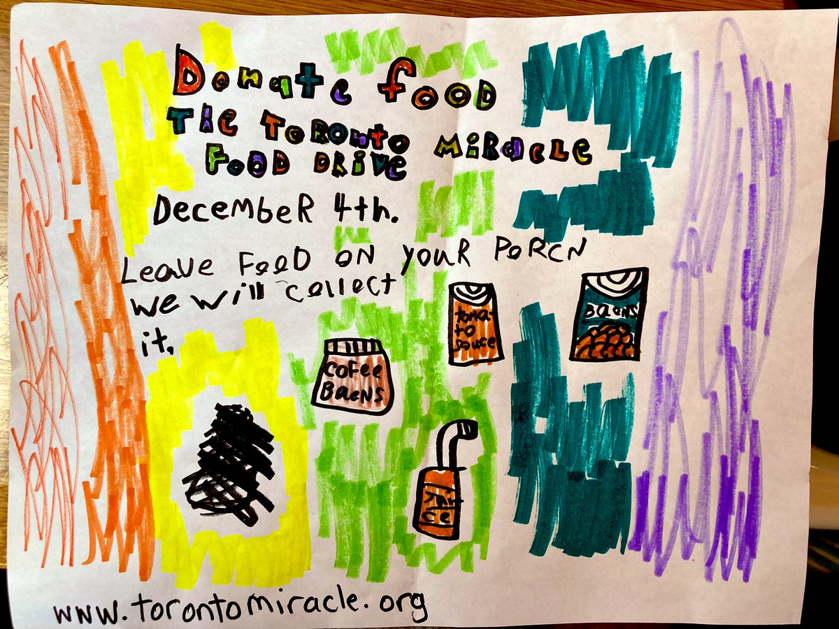 McCabeLokos's tweet photo. Tomorrow is the big day! Put your donations out on your porch and they will be picked up by a team of eager volunteers from your community! #toronto @toronto_miracle ✅🥳❄️ https://t.co/R7WxbAiM3N