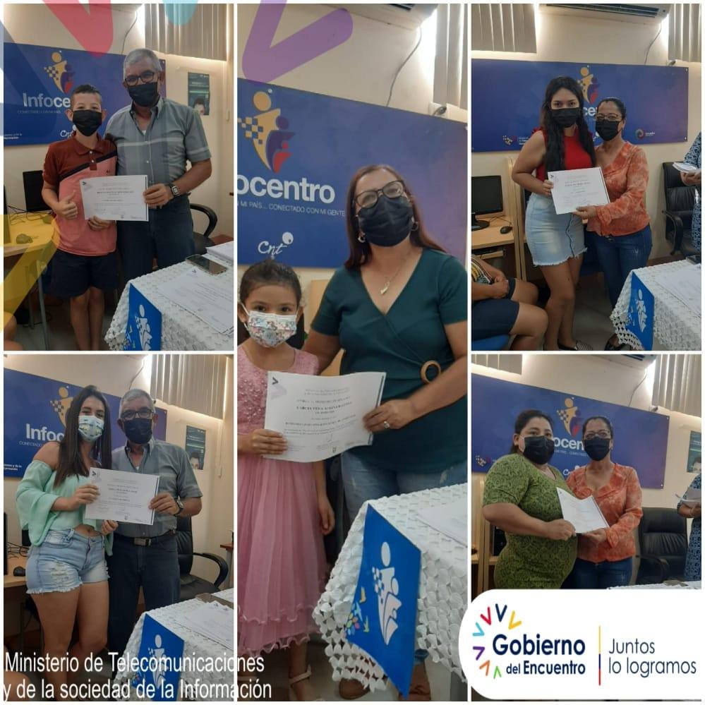 InfocentroSa's tweet photo. Confía en ti mismo sin importar los que los demás piensen.
Con la presencia de los miembros del GAD parroquial  San Antonio  se realizó la entrega de Certificados a niños/as, jóvenes y Adultos que  varios meses recibieron Capacitaciones con las Tic. https://t.co/OmkWfBUBIH