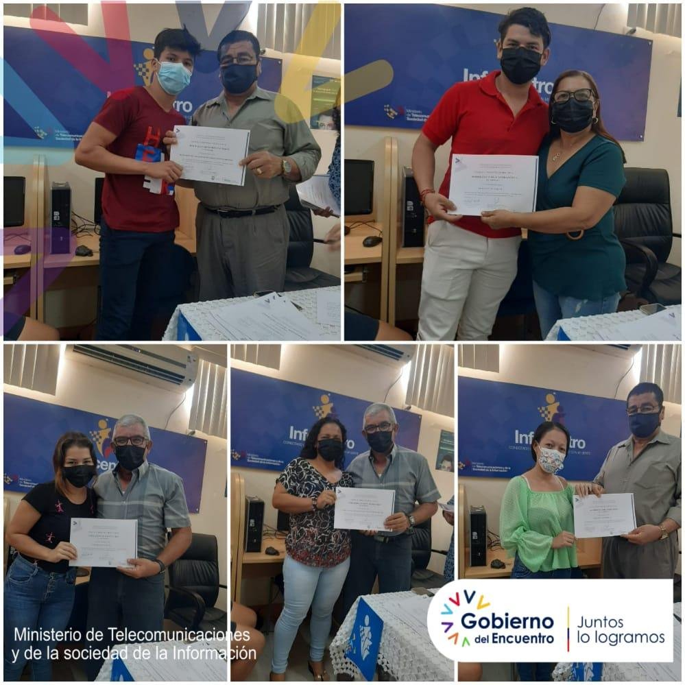 InfocentroSa's tweet photo. Confía en ti mismo sin importar los que los demás piensen.
Con la presencia de los miembros del GAD parroquial  San Antonio  se realizó la entrega de Certificados a niños/as, jóvenes y Adultos que  varios meses recibieron Capacitaciones con las Tic. https://t.co/OmkWfBUBIH