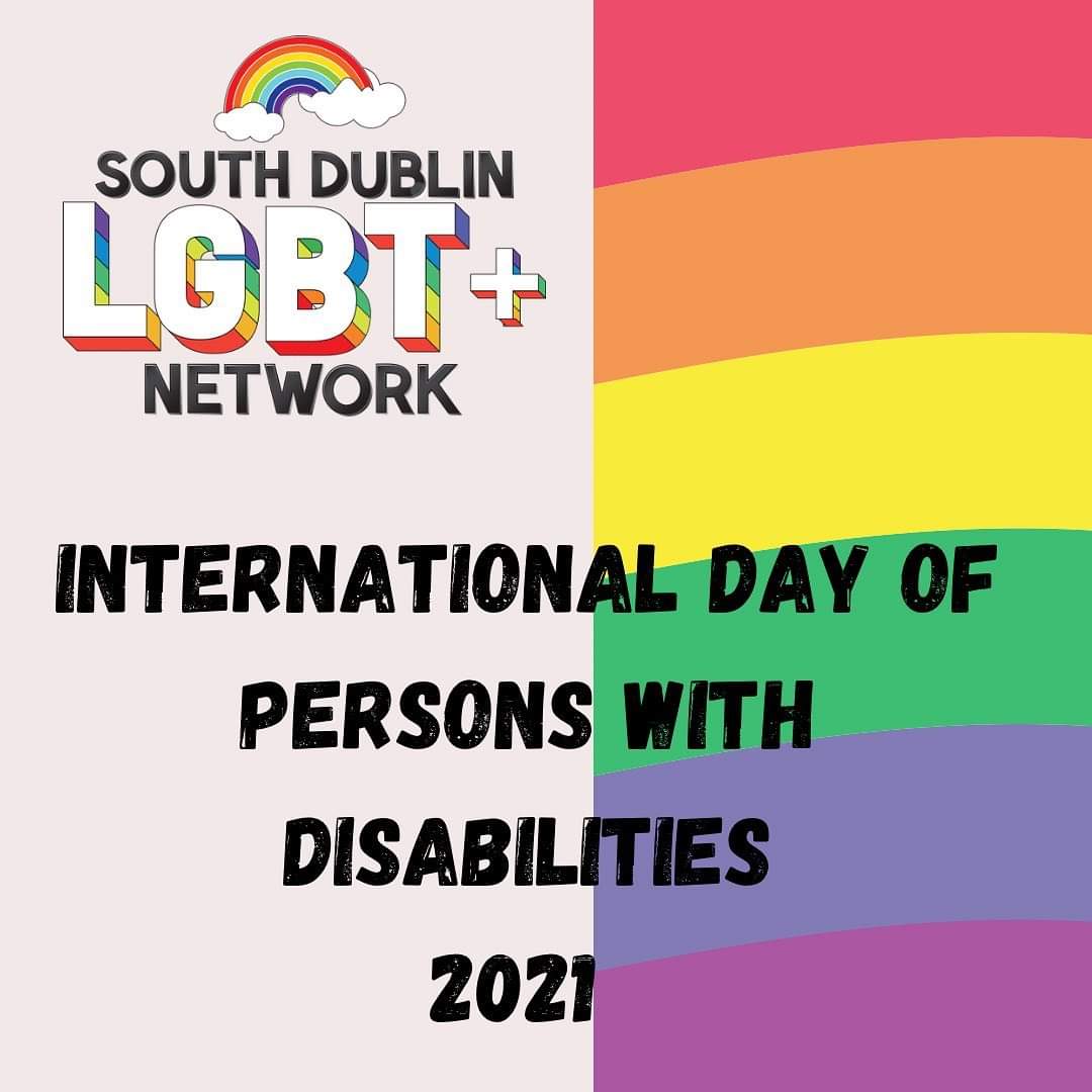 Happy international Day of Persons with disabilities from @southdublinlgbt. 💜💜💜

#PurpleLights21 #IDPwD21
