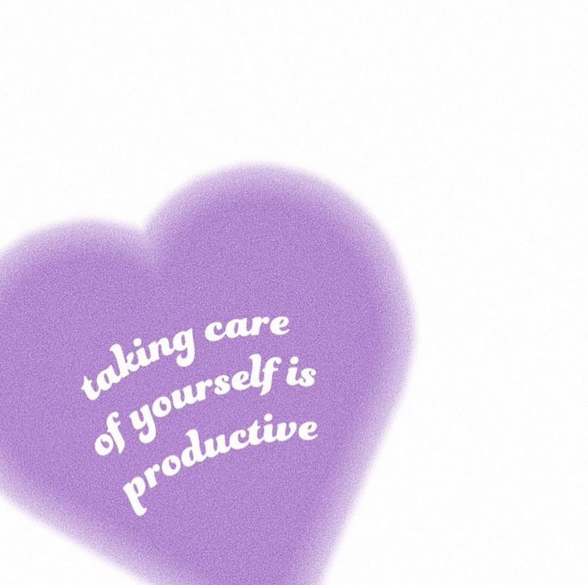 katieppimentel's tweet photo. "taking care of yourself is productive"
with finals week coming up, I've been keeping this quote on lock. easy to forget in busy times. #nhsmc #mentalhealth #selflove #finalsweek https://t.co/LzrKjw5Lnx https://t.co/0a1FR0ytVm