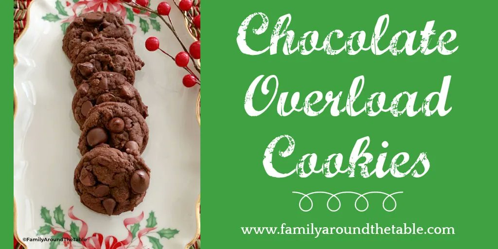 FamTable's tweet image. Chocolate Overload Cookies are a decadent quadruple chocolate cookie that will certianly satisfy any sweet tooth craving. Don’t forget to pour a glass of milk. buff.ly/3xTHu1G #FreakyFriday #chocolate #cookies