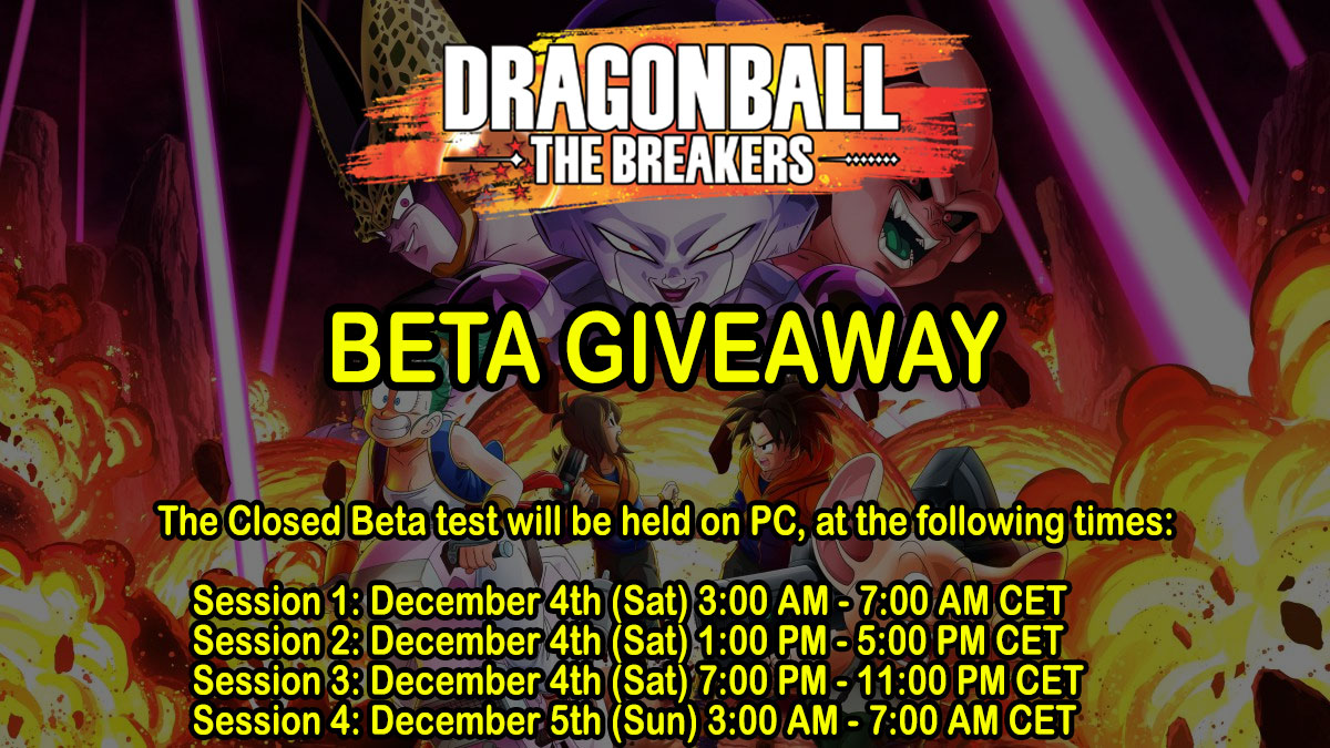 Dragon Ball The Breakers Beta CODE GIVEAWAY 