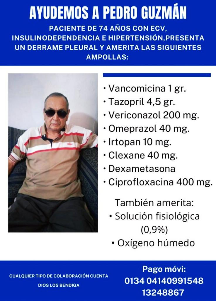 #ServicioPúblico para nuestro querido amigo Pedro Guzmán. 

Gracias por su apoyo
🙏🏽