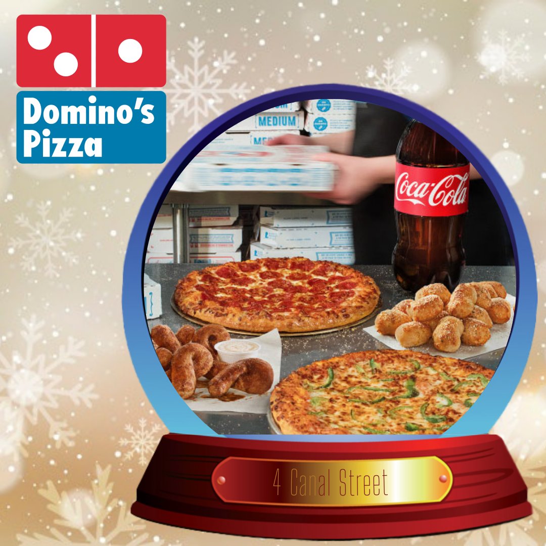 ssuclippercard's tweet photo. If you're coming home late tonight and don't feel like cooking Domino's is the perfect place to stop or get delivery! Right now they're offering two medium pizzas, Parmesan bread bites, cinnamon twists and a a coke to share all for only $19.99!! https://t.co/xCd6QdUj5J