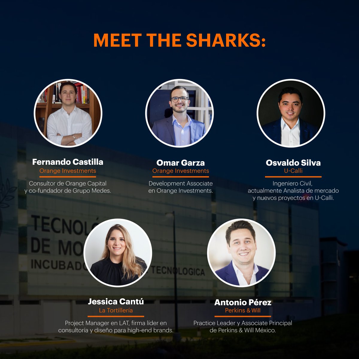 OrangeInv's tweet photo. ¡Te presentamos la Cátedra Orange XXVI!🍊

Felicidades al equipo “OCASIA” por obtener el primer lugar de la Cátedra Orange.🏆

#OrangeInvestments #CreateAmazing #Arquitectura #ProyectosInmobiliarios #TecdeMonterrey https://t.co/tVc5v88iit