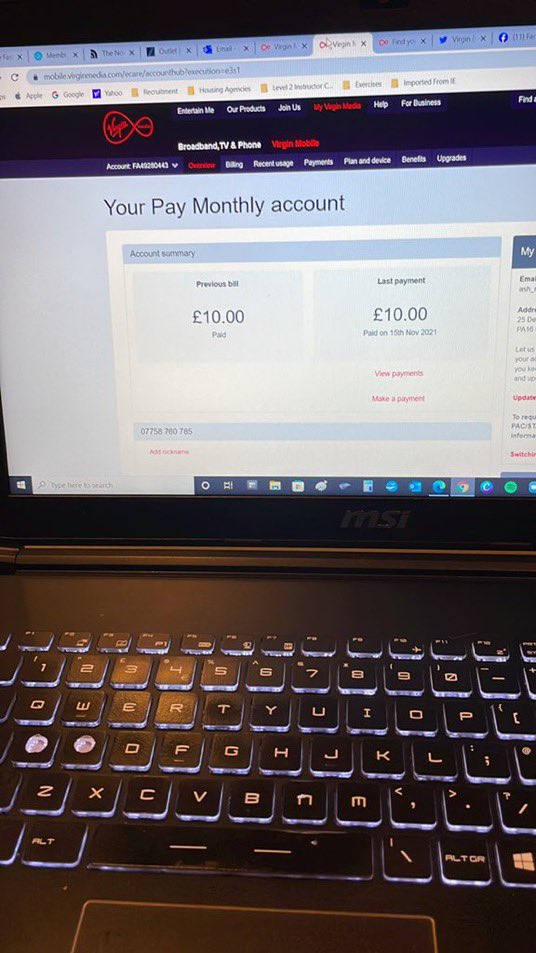 ash_mcloone's tweet image. @virginmedia why can’t my #virginapp let me go see bills but it can do it online? This has been like this for months now.