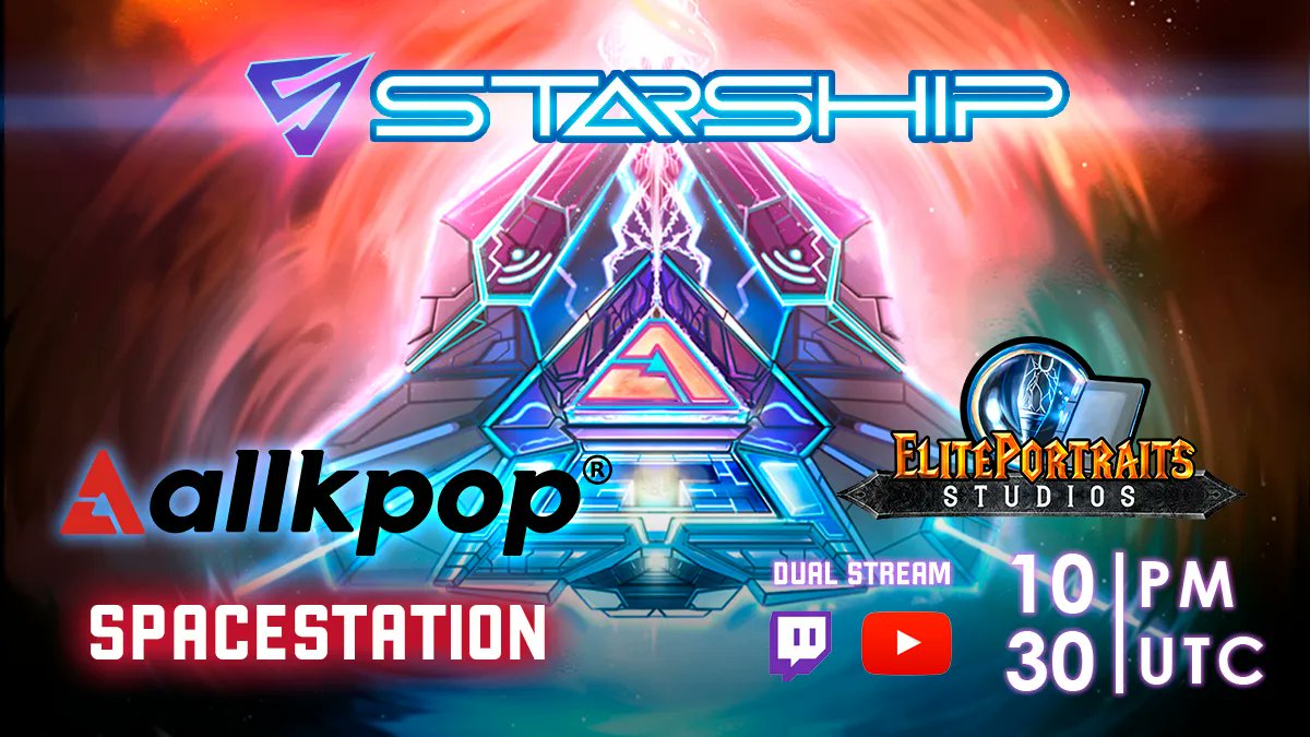 DeployStarShip's tweet photo. You are in for a🍰treat...

@Elite_Portraits is putting the finishing touches on the @allkpop Space Station in the #StarShipNFT #P2EGame!

Check out the stream NOW!
Youtube: https://t.co/KKMGO1OUFi
Twitch: https://t.co/ndNY7cjpkl

@OnikamiGames
#deploystarship #GameFi #PlayToEarn https://t.co/sFSavnagpp