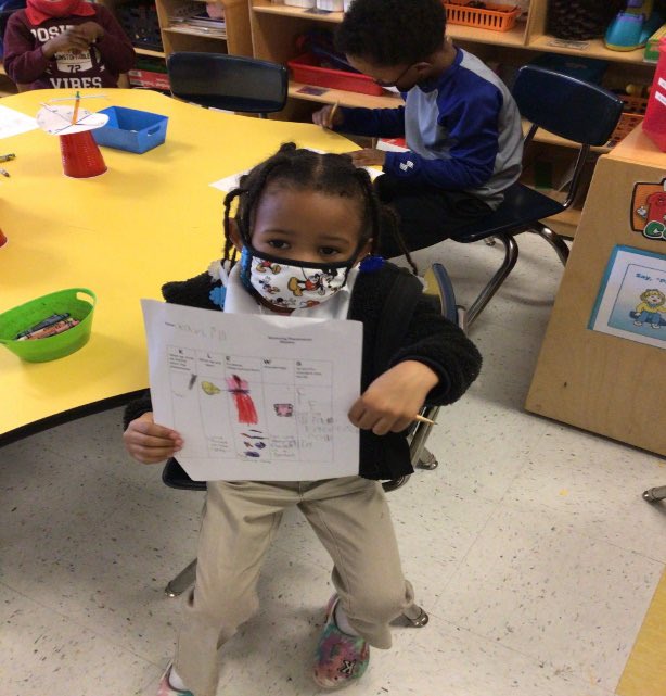 RCPSScience's tweet photo. Even our youngest scientists are engaged in scientific thinking with a KLEWS chart as they made wind vanes and wind tubes to explore changes in weather! Way to go Ms Connole and Ms Cutter @CJHicksElem for providing your Pre K students with such an enriching experience!! https://t.co/Z36N9uyFJb