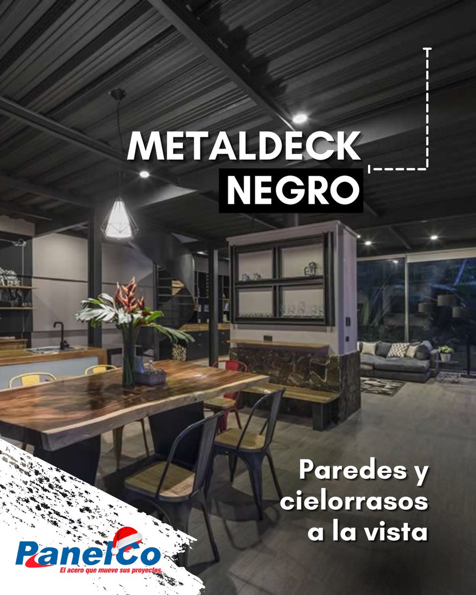 PANELCO_SA's tweet photo. 🏗️En PanelCo ya tenemos disponible el nuevo MetalDeck Negro Inspiración. 

🔎Consúltenos:

✅Con el respaldo de Acesco.

#panelcosa #Panelco #acero #construccion #lasempresassondeacero #construyamossueñosdeacero #metaldeck #entrepisos #negro https://t.co/rda2jROg2q