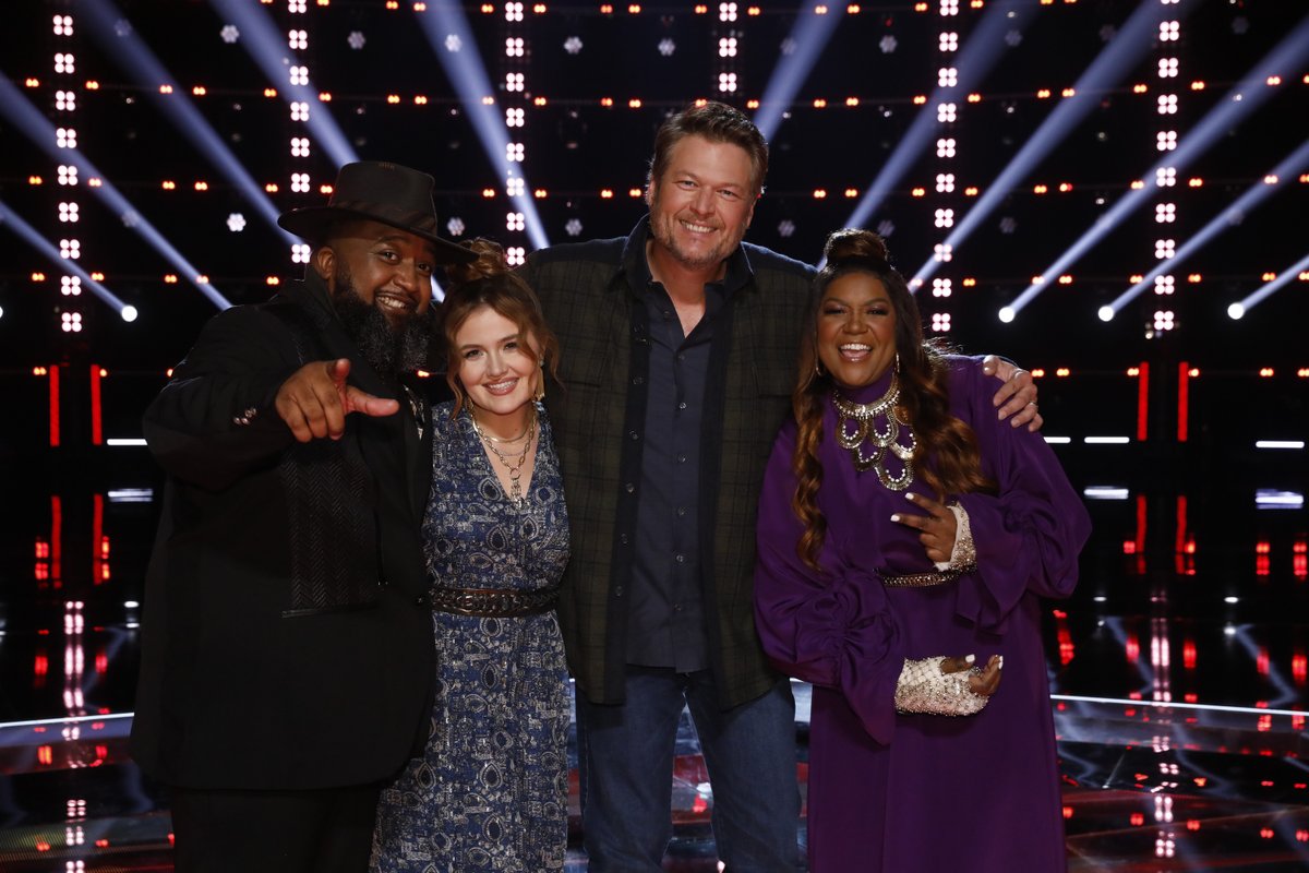 NBCTheVoice's tweet photo. Introducing the #VoiceTop8. 🌟 So excited to see what they have in store for us in 3 HOURS. https://t.co/WXR2RBopIu