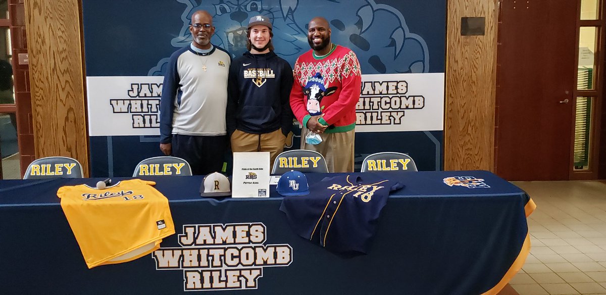 shenderson574's tweet photo. Congratulations to @SBRileyBaseball Standout @RingPeyton on signing his letter of intent to continue his academic&amp; athletic career @BUPilotsBB ! Good luck with your senior season.  #GoWildcats #Proudprincipal https://t.co/bBiK1YCzVG