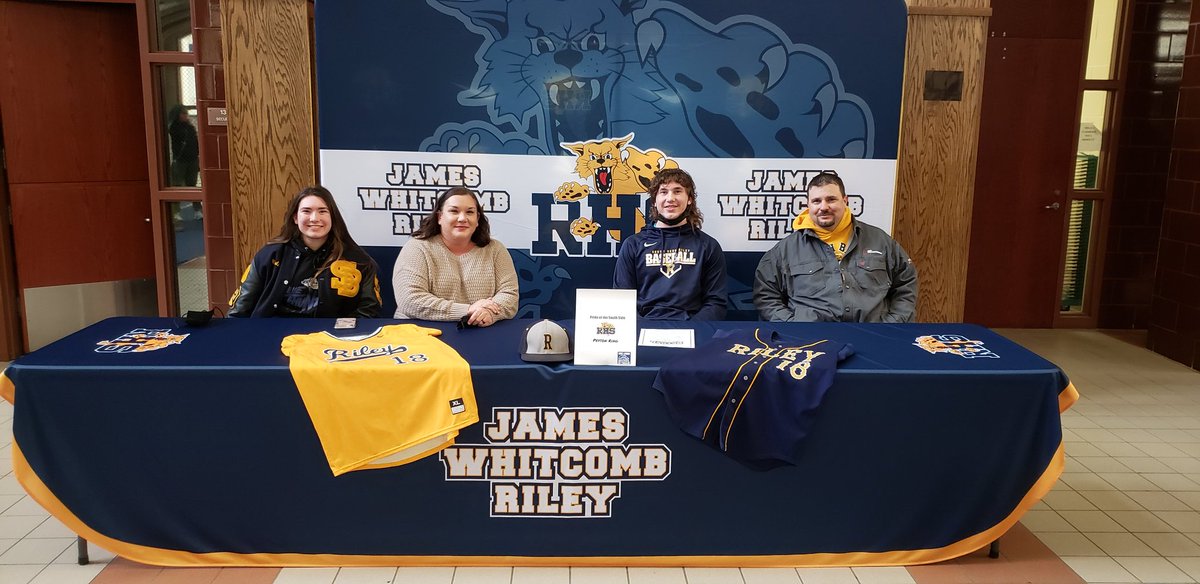 shenderson574's tweet photo. Congratulations to @SBRileyBaseball Standout @RingPeyton on signing his letter of intent to continue his academic&amp; athletic career @BUPilotsBB ! Good luck with your senior season.  #GoWildcats #Proudprincipal https://t.co/bBiK1YCzVG