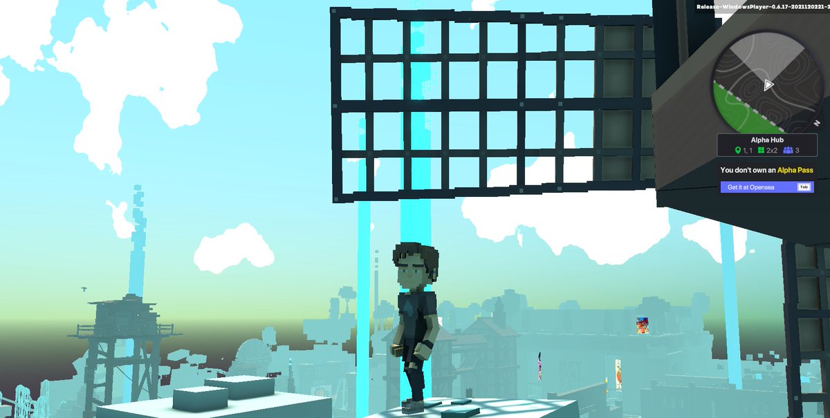 vosle2's tweet photo. @TheSandboxGame I wanna try to get to the top hahaha also below is the screenshot of looking out into the distance https://t.co/ad3NVrijBX