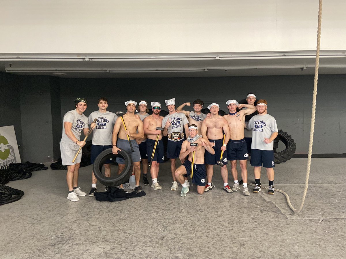 ICCCBaseball's tweet photo. The best way to finish out the first semester‼️

After each team battled their tails off all day, your 2021 Triton Coliseum Day Champions…..
Team SUSONG

Individual Obstacle Course Champ: Chase Cone

#RTR🔱 https://t.co/4UHE5t6x9v