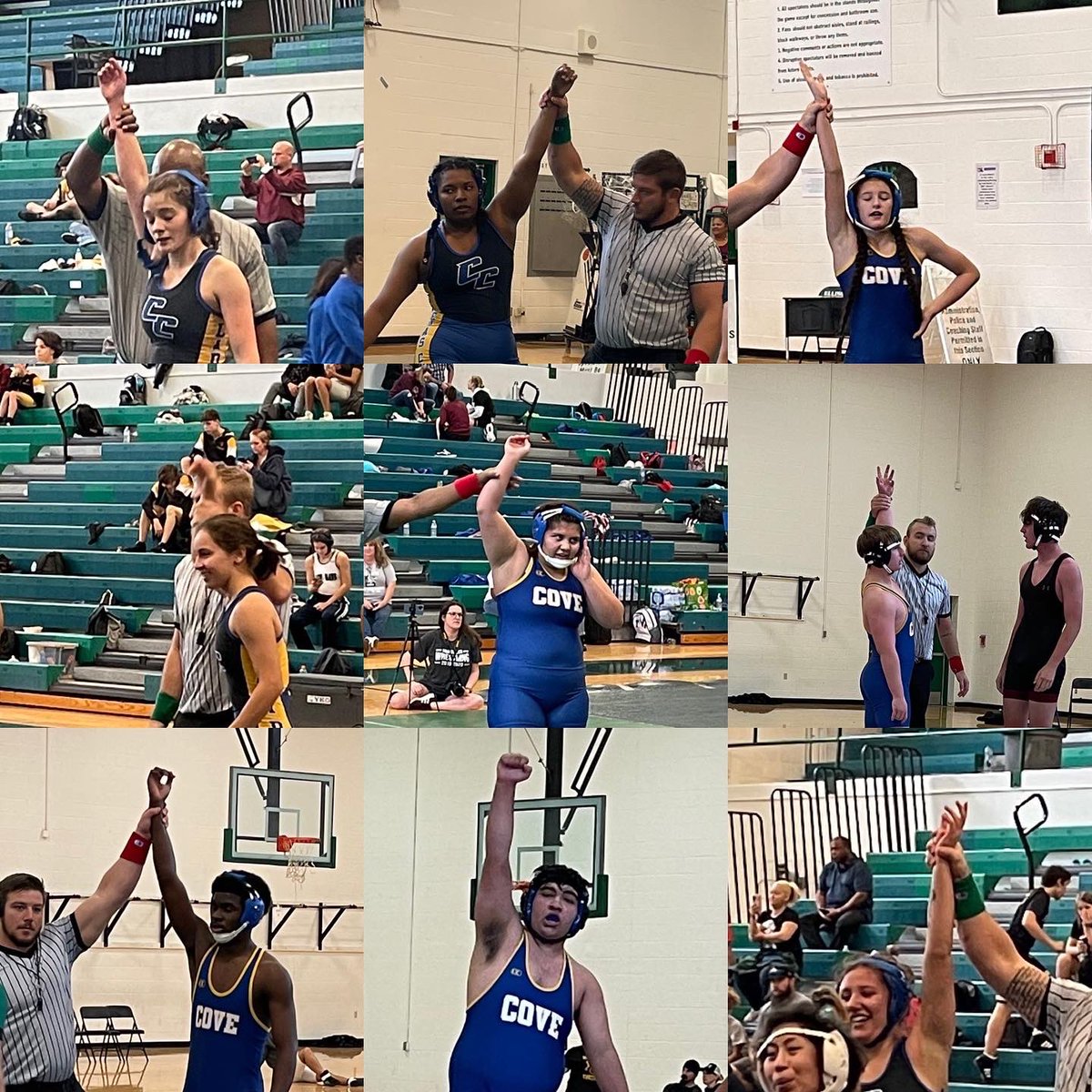 CCHSWRESTLING21's tweet photo. Bringing back some hardware! Mya back to back Champ!!! 💯 Logan and Jamal took 1st. Leann, Janel and Paxton took 2nd. Anastacia took 3rd. 🔥🏅@copperascoveisd https://t.co/7WUohpv6RV